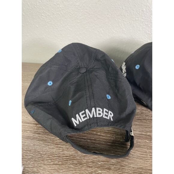 Disney Vacation Club Member Hats Lot of 2 Black Adjustable Embroidered Mickey - Picture 8 of 10